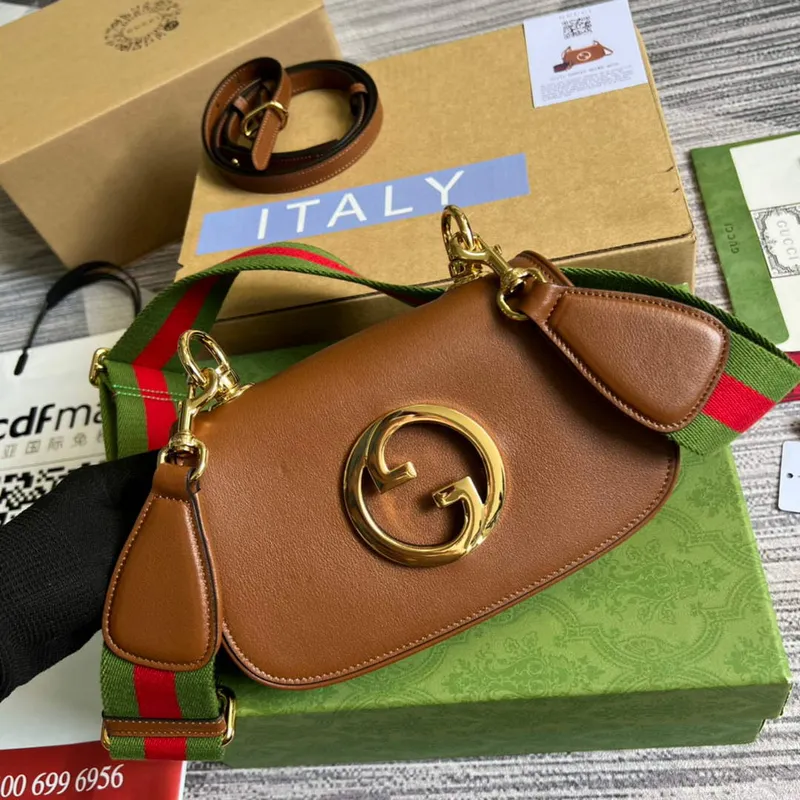 Gucci 698643 Blondie mini taška z kůže