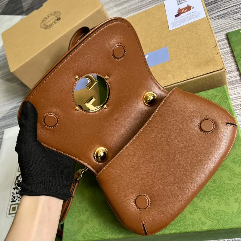 Gucci 698643 Blondie mini taška z kůže