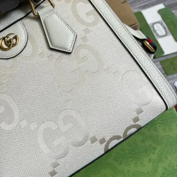 Gucci 702721 Diana Malá Taška Tote GG bílá kůže