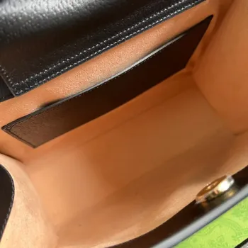 Gucci 702721 Diana Malá Taška Tote Černá kůže