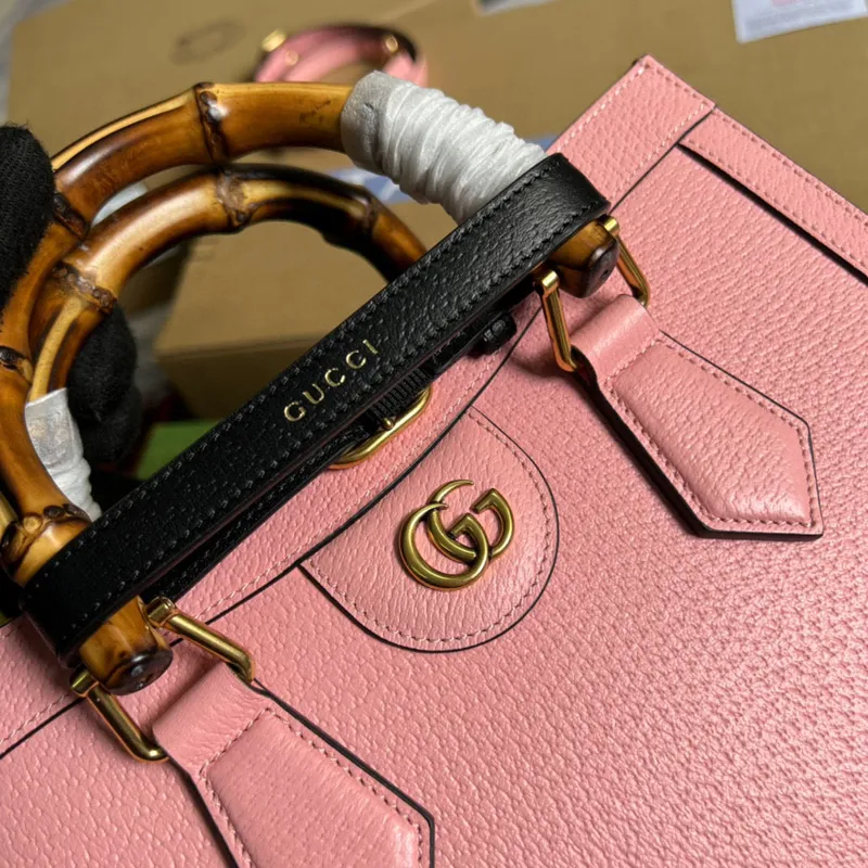 Gucci 702721 Diana Malá Taška přes Rameno Růžová