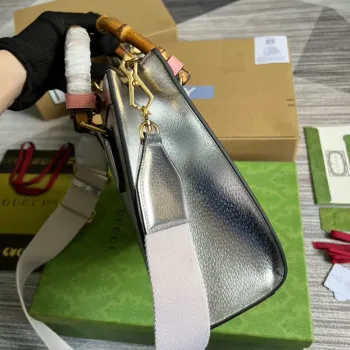 Gucci 702721 Diana Malá Taška Stříbrná