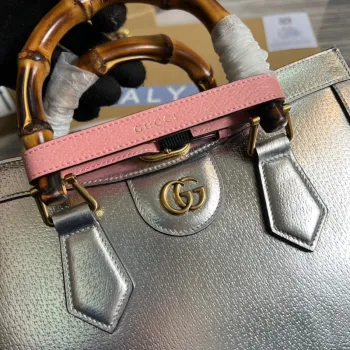 Gucci 702721 Diana Malá Taška Stříbrná
