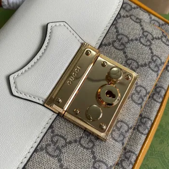 Gucci 658487 Mini Taška s Zámkem Béžová
