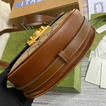 Gucci 644524 Padlock malá kabelka přes rameno Černá