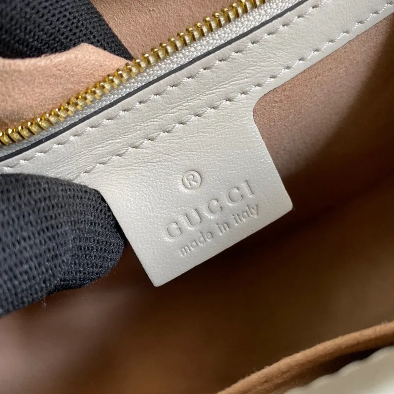 Gucci 644524 Padlock malá ramenní taška béžová