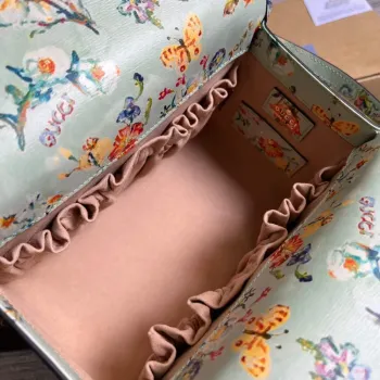 Gucci 645453 Gucci Horsebit 1955 Mini Taška s Horním Držadlem Zelená