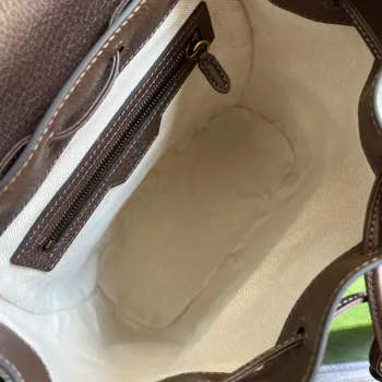 Batoh Gucci 674147 s propleteným G hnědý