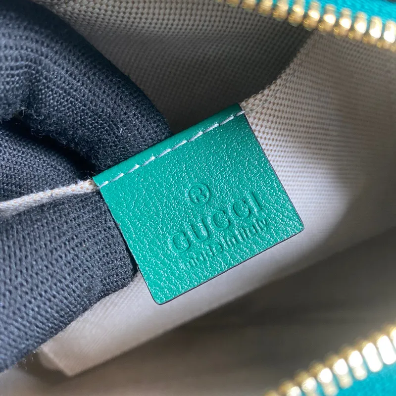 Gucci 447632 GG Marmont Malá Kabelka Přes Rameno Zelená