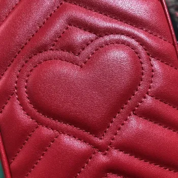 Gucci 598597 GG Marmont mini taška červená