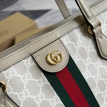 Gucci 631685 Ophidia Střední GG Tote Béžová