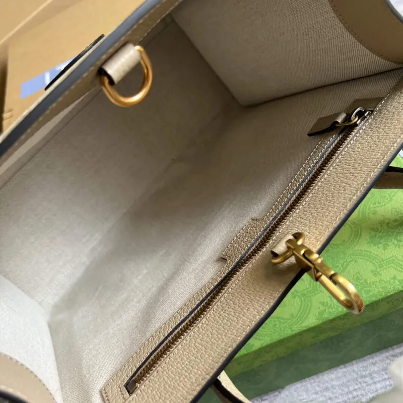 Gucci 659983 GG Malá taška přes rameno Béžová