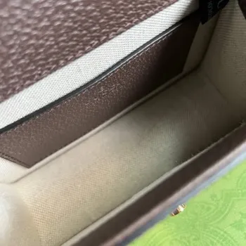 Gucci 696180 Ophidia GG Mini Kabelka přes rameno Hnědá