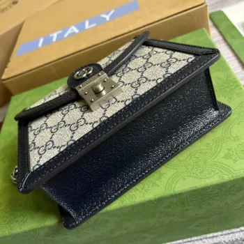 Gucci 696180 Ophidia GG Mini Ramenní Taška Černá