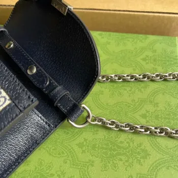 Gucci 696180 Ophidia GG Mini Ramenní Taška Černá