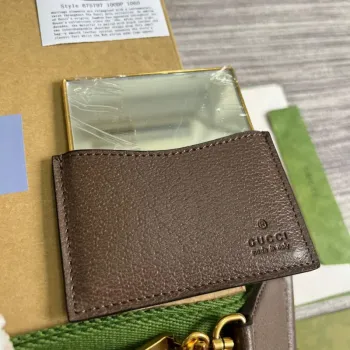 Gucci 675797 Bamboo1947 malá kabelka s horním uchopem Hnědá