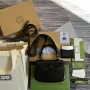 Gucci 675797 Bamboo1947 malá kabelka s horním držadlem černá