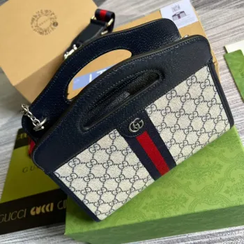 Gucci 693724 Ophidia Malá Taška S Webem Černá
