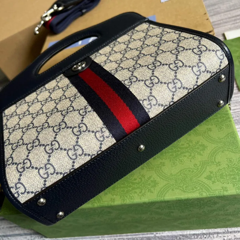 Gucci 693724 Ophidia Malá Taška S Webem Černá