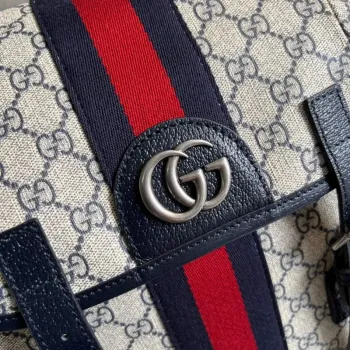 Gucci 598140 Ophidia GG Střední batoh Modrý