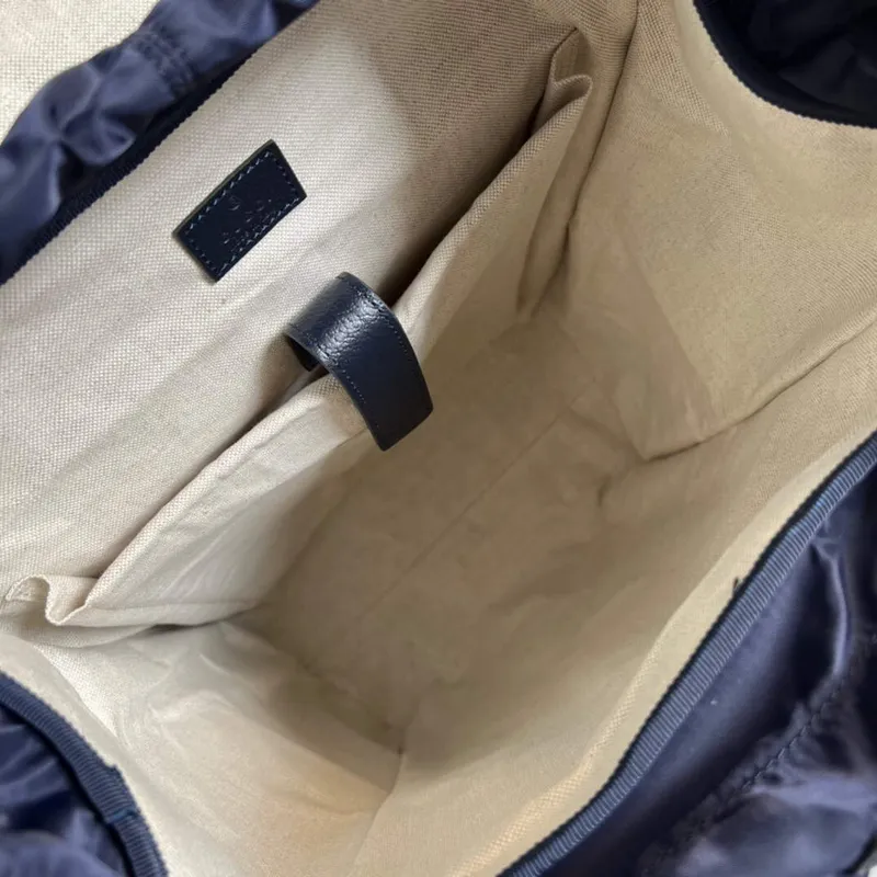 Gucci 598140 Ophidia GG Střední batoh Modrý