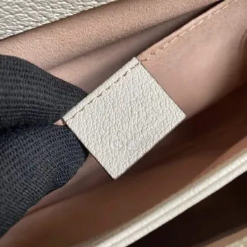 Gucci 503877 Ophidia GG Malá Kabelka přes Rameno Béžová Bílá