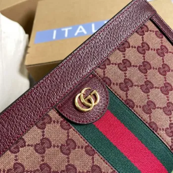 Gucci 503877 Ophidia GG Malá Kabela přes Rameno Vínově Červená