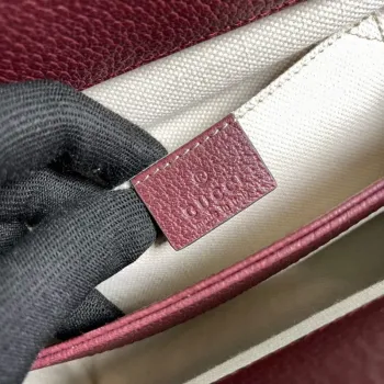 Gucci 503877 Ophidia GG Malá Kabela přes Rameno Vínově Červená