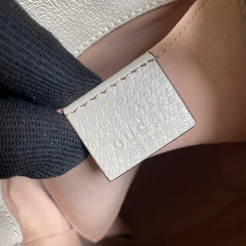 Gucci 550621 Ophidia malá GG kbelíková taška přes rameno béžová