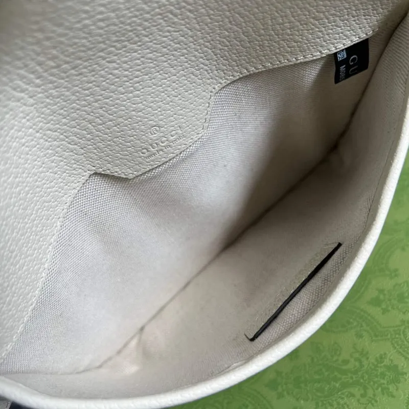 Gucci 674081 Ophidia pásková taška Bílá