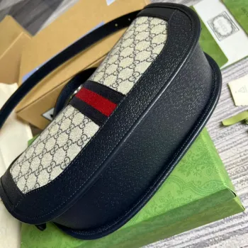 Gucci 674096 Ophidia velká kabelka přes rameno černá