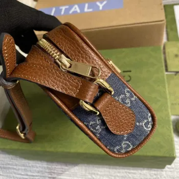 Gucci 517350 Ophidia GG Mini Taška Námořnická modrá