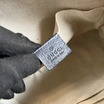 Gucci 499621 Ophidia Malá GG Kabelka přes rameno Béžová Modrá