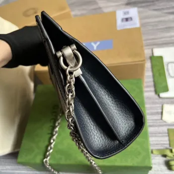 Gucci 503877 Ophidia GG Malá Kabelka přes Rameno Béžová Modrá