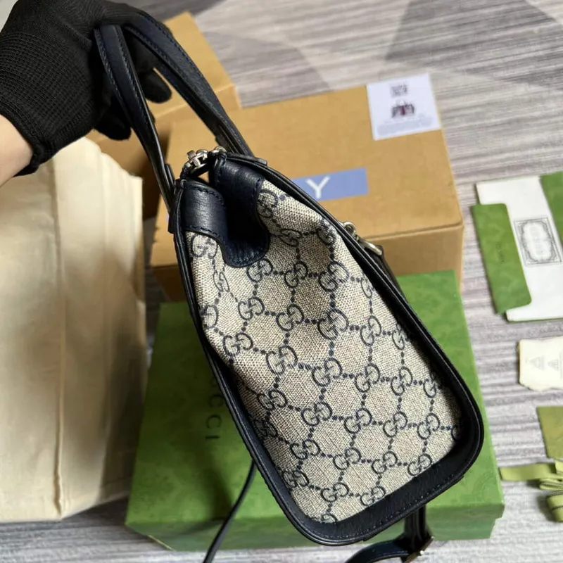 Gucci 547551 Ophidia Malá GG Tote Taška Béžová Modrá