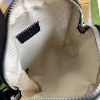 Gucci 598127 Ophidia GG Malá Kabelka Přes Rameno Béžová Modrá