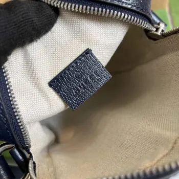 Gucci 598127 Ophidia GG Malá Kabelka Přes Rameno Béžová Modrá