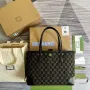 Gucci 631685 Ophidia Střední Taška S Webem Černá