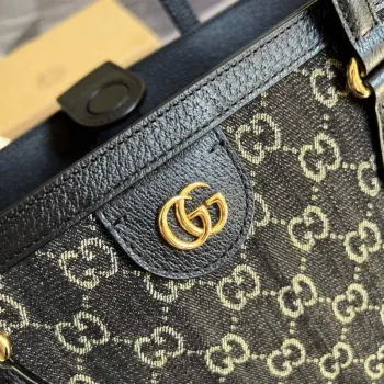 Gucci 631685 Ophidia Střední Taška S Webem Černá