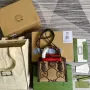 Gucci 655661 Gucci Diana jumbo GG Mini Tote Bag Hnědá