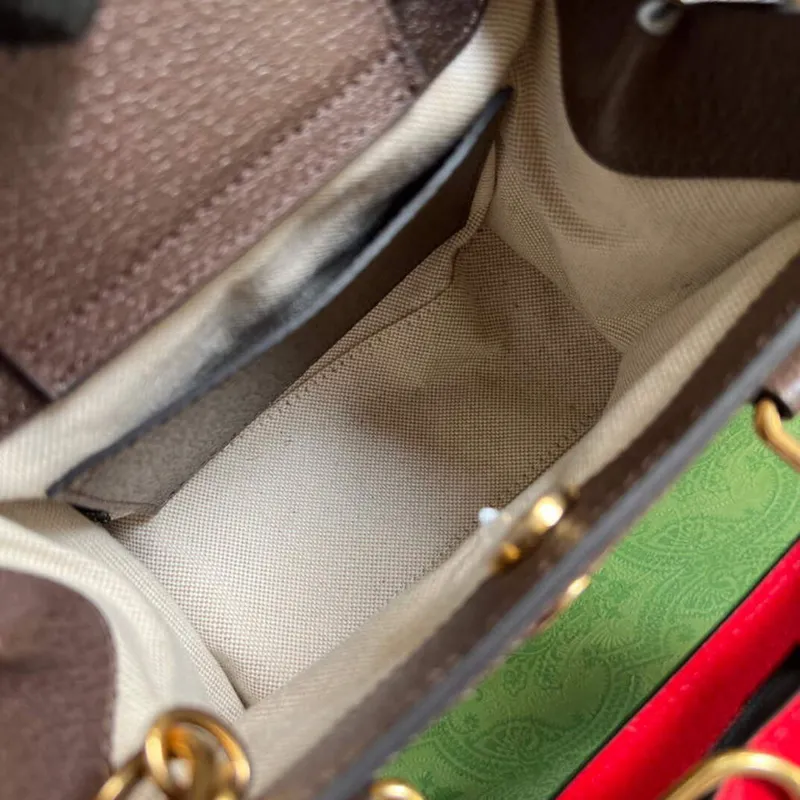 Gucci 655661 Gucci Diana jumbo GG Mini Tote Bag Hnědá