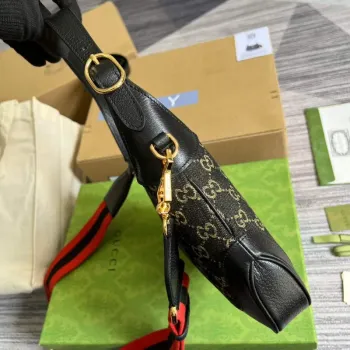 Gucci 678843 Jackie 1961 Malá GG Kabelka přes rameno Černá