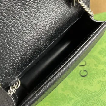 Gucci 476432 Dionysus GG Super Mini Taška Černá