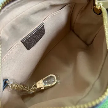 Gucci 517350 Ophidia GG Supreme Mini Taška Béžová Ebony