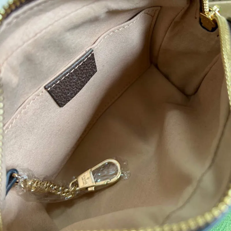 Gucci 517350 Ophidia GG Supreme Mini Taška Béžová Ebony