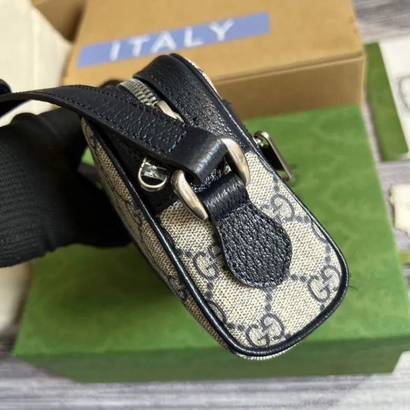 Gucci 517350 Ophidia GG Mini Taška Béžová Modrá