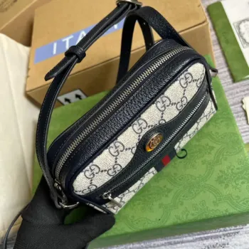 Gucci 517350 Ophidia GG Mini Taška Béžová Modrá