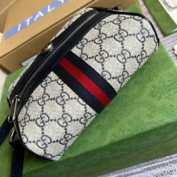 Gucci 517350 Ophidia GG Mini Taška Béžová Modrá