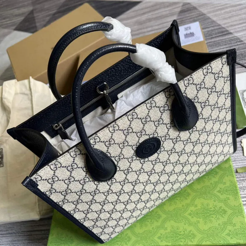 Gucci 659983 GG Malá Taška přes Rameno Černá