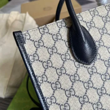 Gucci 659983 GG Malá Taška přes Rameno Černá